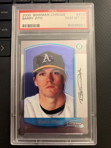 2000 Bowman Chrome Barry Zito PSA 10 Gem Mint