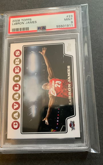2008 Lebron topps psa 9 