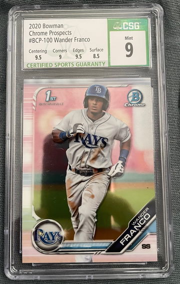 2020 bowman chrome wander Franco csg9