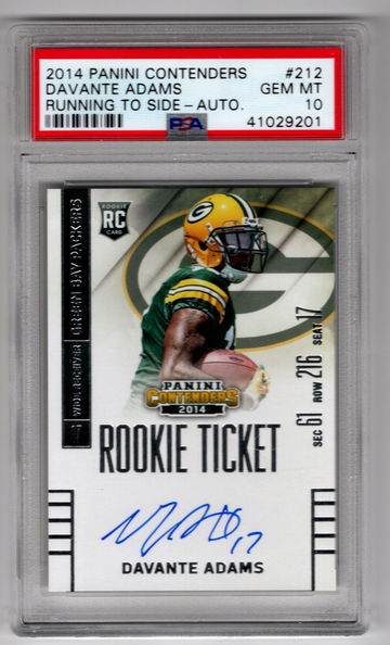 2014 Panini Contenders Rookie Auto PSA 10 Gem Mt
