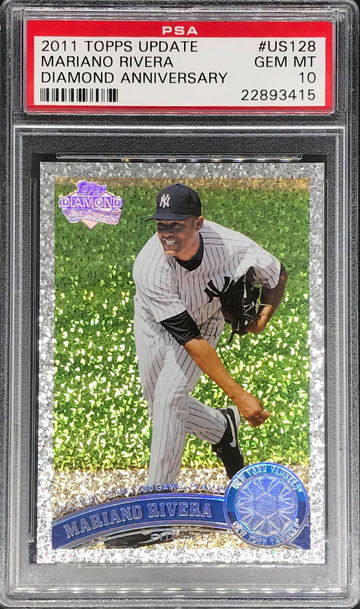 Mariano Rivera 2011 Topps Update Diamond Anniversary PSA 10 POP 14