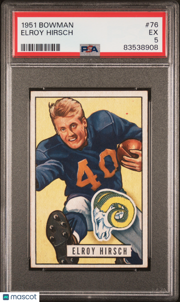 1951 Bowman Elroy Hirsch #76 PSA 5
