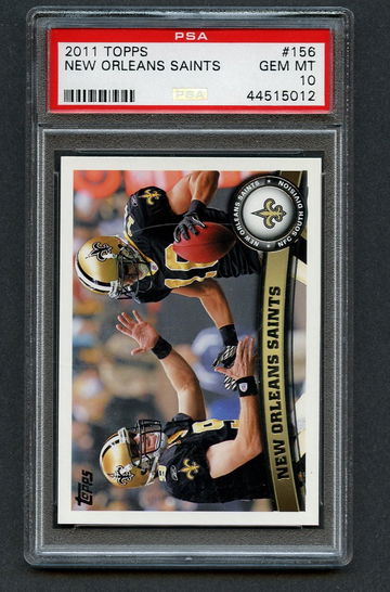 2011 Topps DREW BREES #156 PSA 10