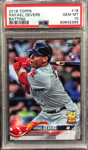 2018 Topps Rafael Devers #18 PSA 10 GEM MINT 
