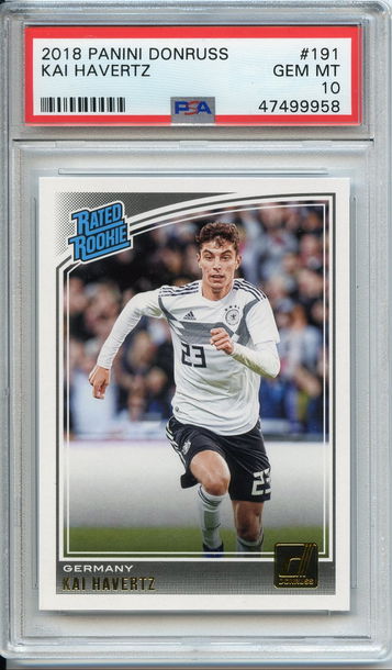 Kai Havertz Donruss Rookie PSA 10 NEP 958