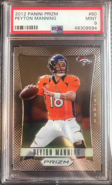 Peyton Manning 2012 Prizm PSA 9
