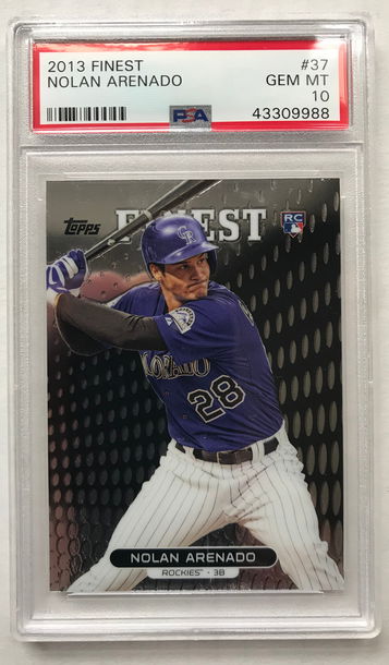 2013 Topps Finest Nolan Arenado PSA 10 Rookie RC