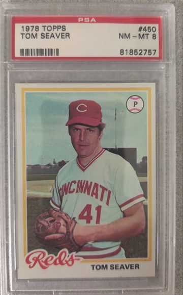 1978 Topps Tom Server #390 PSA 8 NM-MT