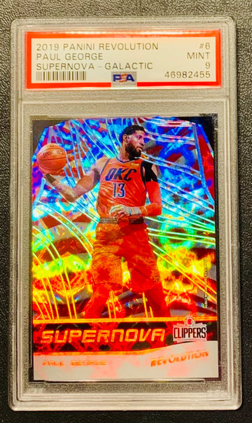 2019-20 Revolution PAUL GEORGE SuperNova Galactic #6 CASE HIT PSA 9 POP 1 