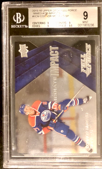 Connor McDavid 2015-16 Upper Deck Full Force Rookie Blueprint