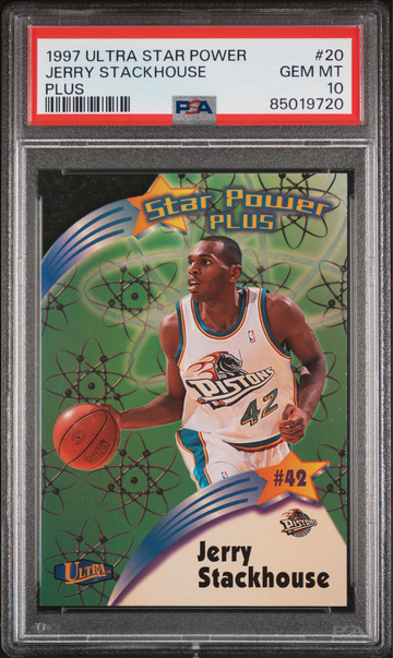 1997 Ultra Star Power Plus Jerry Stackhouse #20 PSA 10 Pop 1!!!