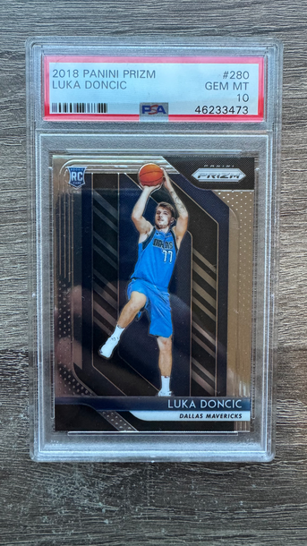 2018 Prizm Luka Doncic PSA 10