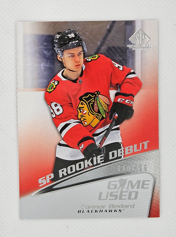 2023-24 SP Game Used 03-04 Retro Rookie Debut Connor Bedard Rookie /499 #R-6