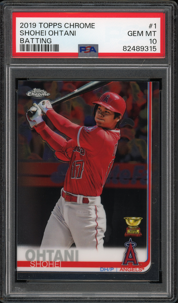 2019 Topps Chrome #1 Shohei Ohtani Batting PSA 10