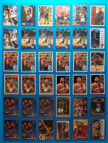 Charles Barkley 36 card lot.
