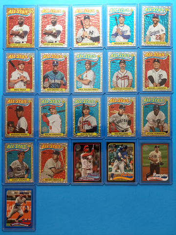 2024 Topps 35th Annv. Crackle Foil All Star Card Lot of 21
