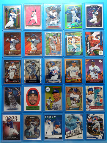 Mookie Betts Baseball Lot of 44