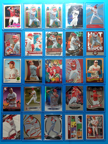 Mike Trout Baseball Lot of 49