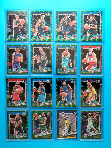 110ct. Large Lot of 23'-25' NBA Donruss Holos/Parallels/Inserts