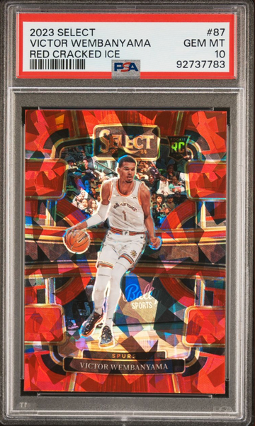 2023 Select Victor Wembanyama Red Ice PSA 10