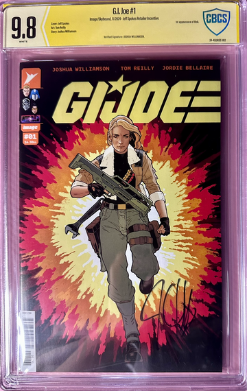 GI JOE #1 2024 1:25 Spokes Var IMAGE CBCS SS 9.8 Signed by Williamson Cvr I