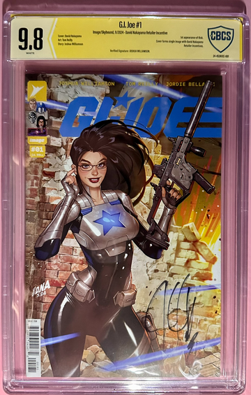 GI JOE #1 2024 1:10 Nakayama Var IMAGE CBCS SS 9.8 Signed by Williamson Cvr H