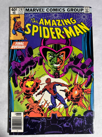 Amazing Spider-Man #207 (1980) Marvel Newsstand | Vol 1 | FN/VF