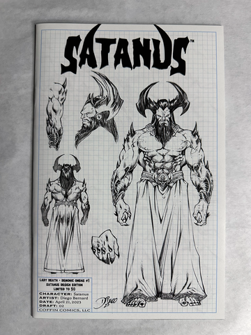 Lady Death: Demonic Omens #1 | Satanus Design Edition | LTD 50 | HTF | NM