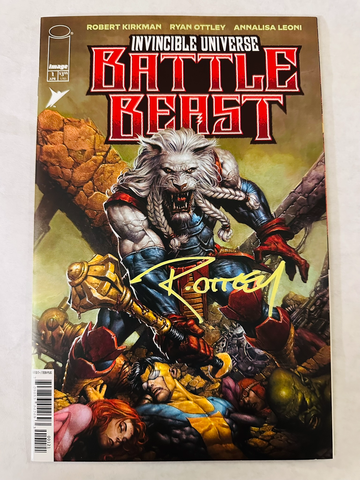 Invincible Universe: Battle Beast #1 (2025) | Cover B Finch | Ottley Signed NM