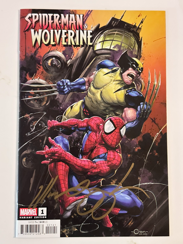 Spider-Man & Wolverine #1 (2025) Signed by Marc Guggenheim NM Marvel