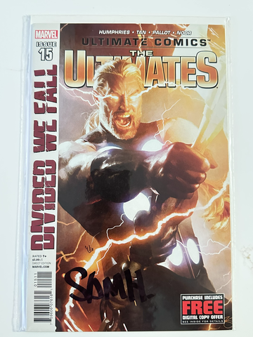 Ultimates #15 (2012) Signed Sam Humphries w/COA NM Marvel Comics