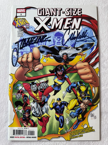 Giant-Size X-Men #1 First Print Signed Kelly Lanzing w/ COA NM 2025 Marvel Comic