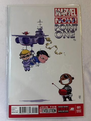 Marvel NOW! Point One #1 (2012) NM Young Variant Signed Mike/Laura Allred w/CoA