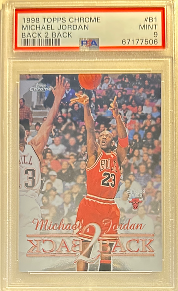 1998 Topps Chrome Michael Jordan PSA 9