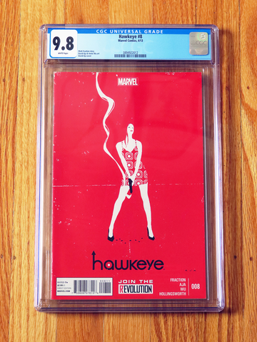 HAWKEYE #8 CGC 9.8 NM/M WP Kate Bishop 1st Kazi Clown Disney+ show