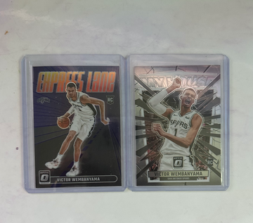 2023-24 Donruss Optic - Express Lane Purple Prizm #8 Victor Wembanyama (RC)