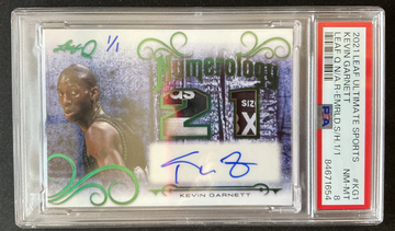 2021 Leaf Ultimate Kevin Garnett 1/1 Laundry Tag Auto