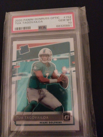 2020 Tua Tagovailoa Optic Rookie PSA 10