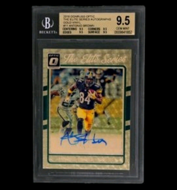 Antonio brown superfractor 1/1