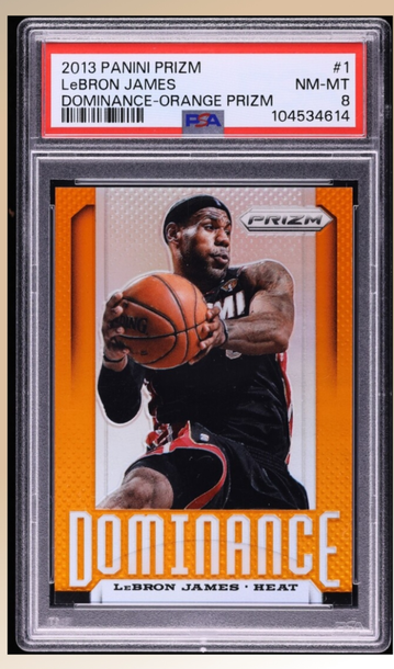 2013 Lebron Dominance orange prizm 60/60