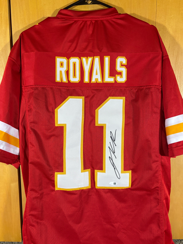 Jalen Royals Autographed Signed XL Custom Chiefs Jersey -JSA Witnessed