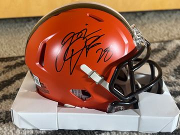 Jeremiah Owusu-Koramoah Autographed Mini Speed Helmet Cleveland Browns