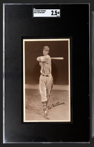 1939 Ted Williams Goudey Premium SGC 2.5