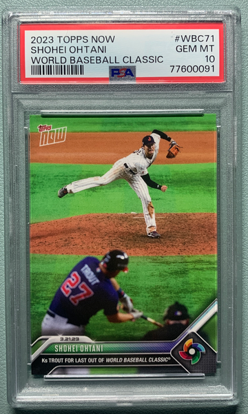 Topps NOW Ohtani Trout WBC