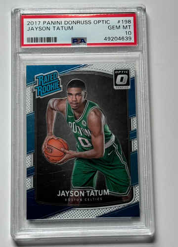 2017 Donruss Optic- Jayson Tatum- PSA 10