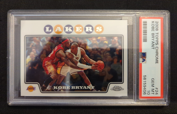 2008 Topps Kobe Bryant Chrome PSA 10