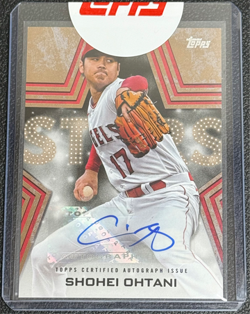 Shohei Ohtani 2023 Topps Series 1 Baseball Stars Gold Autograph /50 #BSA-SO Topps Sealed/Uncirculated 🔥🔥🔥