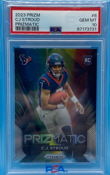 2023 prizm cj stroud prizmatic psa 10 rookie!