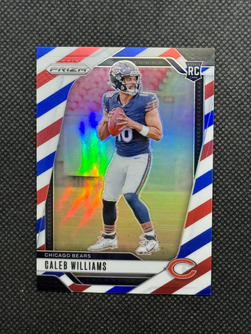 2024 Prizm NFL Caleb Williams Rookie RC Red White and Blue Prizm