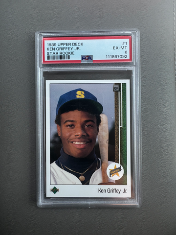 1989 Upper Deck Ken Griffey Star Rookie #1 PSA 6.